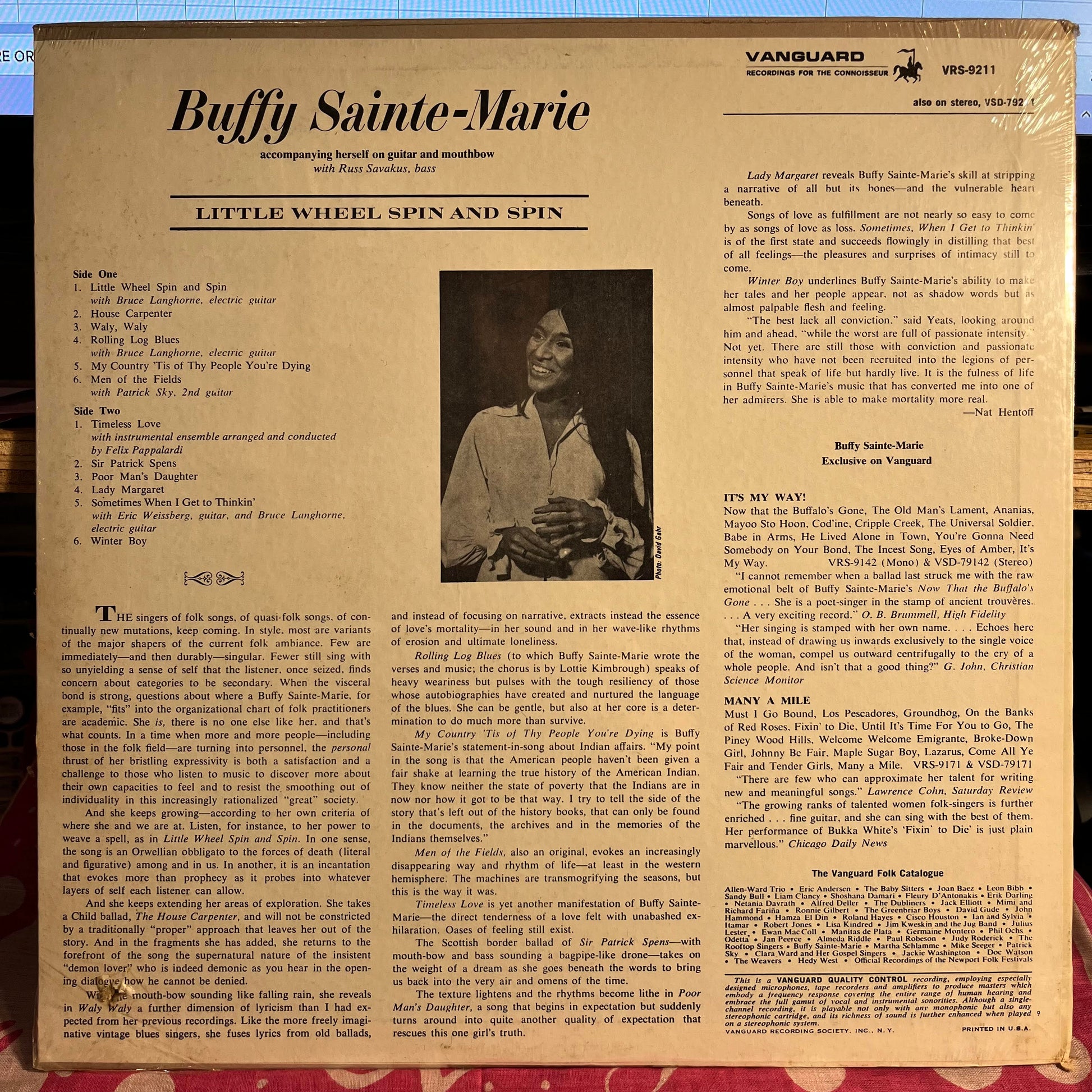 Buffy Sainte-Marie - Little Wheel Spin And Spin *SEALED* | Mint (M) Near Mint (NM) - FOLK *SEALED*