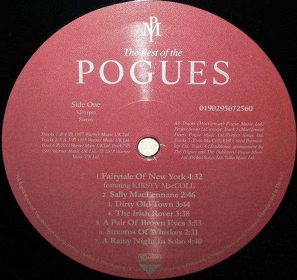 The Best Of The Pogues (VINYL)*CREASED* | Mint (M) Excellent (EX) - FOLK *SEALED*