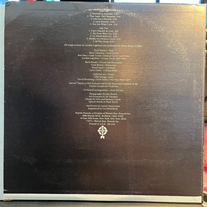 Gordon Lightfoot - Old Dan's Records *LOS ANGELES* | Excellent (EX) Excellent (EX) - FOLK / USED *EXCELLENT+*