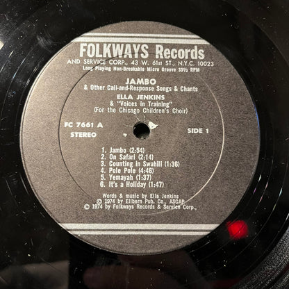 Ella Jenkins - Jambo And Other Call And Response Songs And Chants | Excellent (EX) Near Mint (NM) - FOLK / USED *EXCELLENT+*
