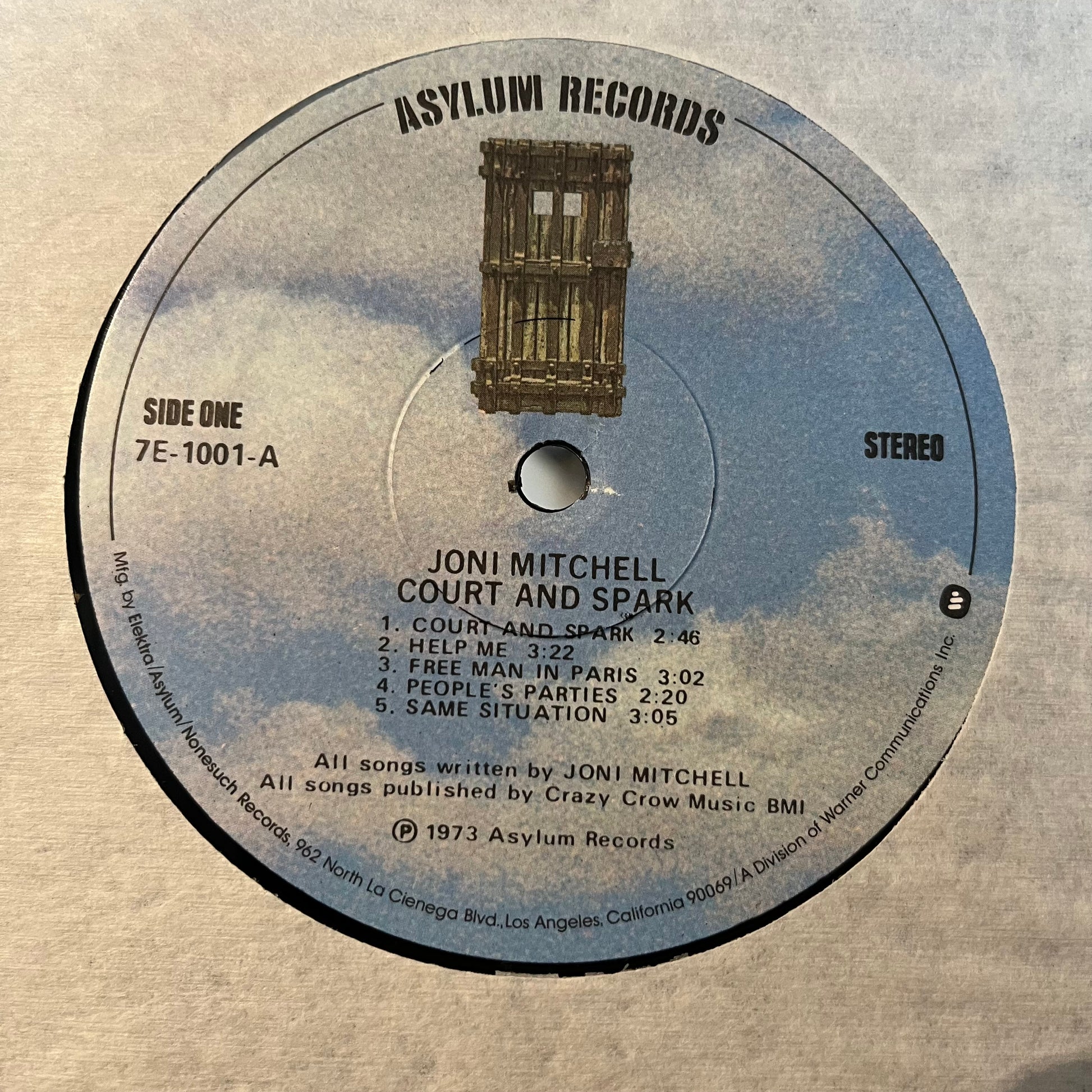 Joni Mitchell - Court And Spark | Excellent (EX) Very Good Plus (VG+) - FOLK / USED *EXCELLENT+*