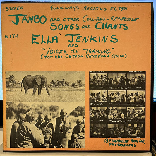 Ella Jenkins - Jambo And Other Call And Response Songs And Chants | Excellent (EX) Near Mint (NM) - FOLK / USED *EXCELLENT+*