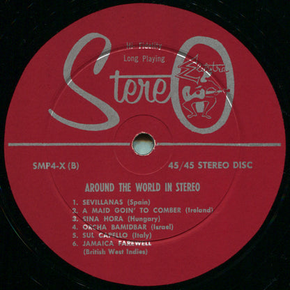 Various - Around The World In Stereo (VINYL) | Excellent+ (EX+) Excellent+ (EX+) - FOLK / USED *EXCELLENT+*