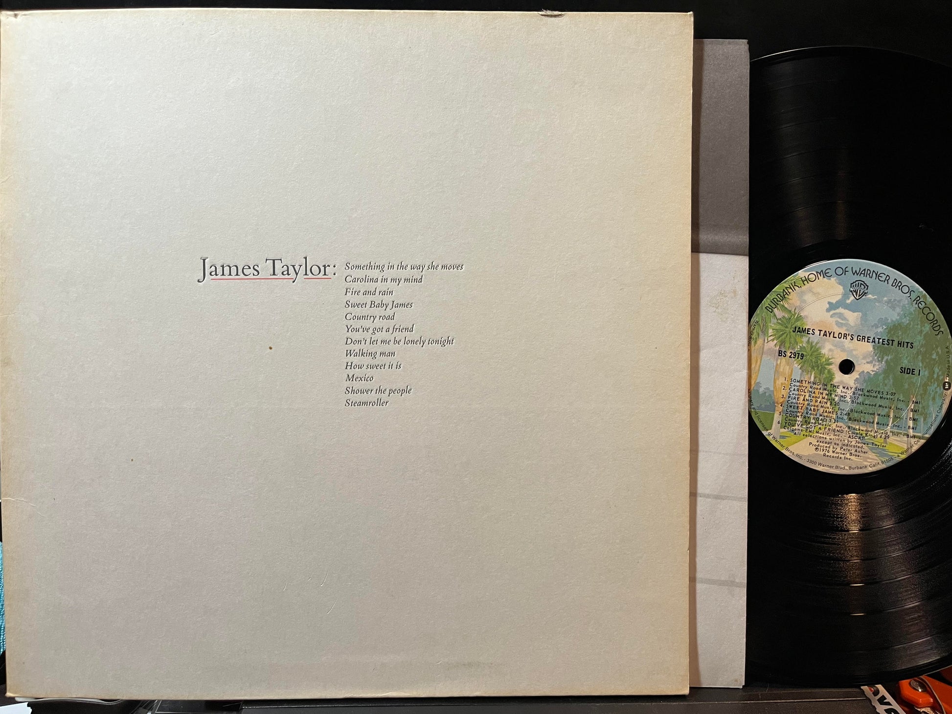 James Taylor's Greatest Hits (VINYL) | Excellent+ (EX+) Excellent (EX) - FOLK / USED *EXCELLENT+*