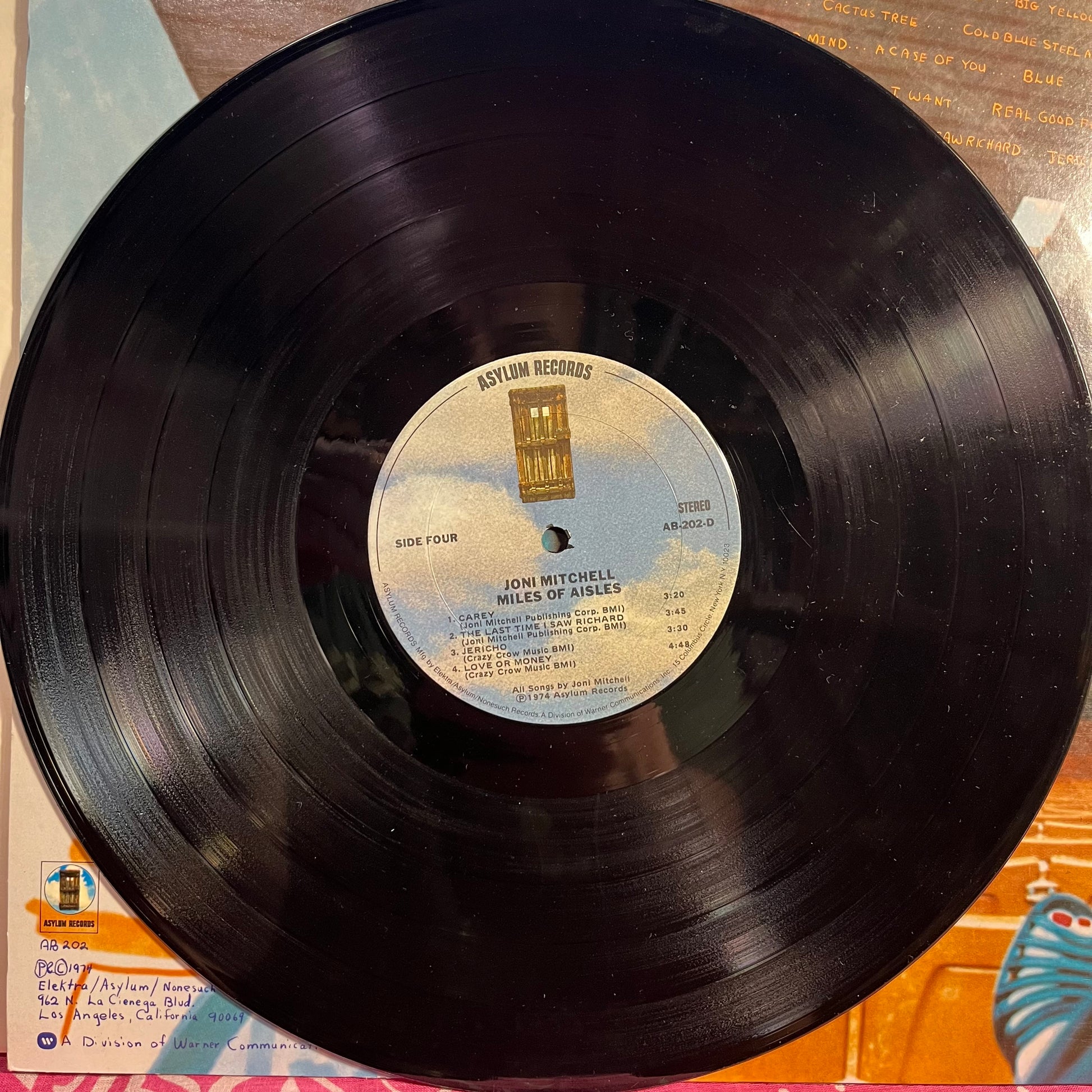 Joni Mitchell - Miles Of Aisles *TERRE HAUTE* | Excellent (EX) Excellent (EX) - FOLK / USED *EXCELLENT+*