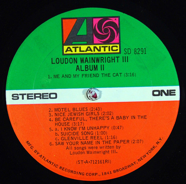 Loudon Wainwright III - Album II | Excellent (EX) Excellent (EX) - FOLK / USED *EXCELLENT+*