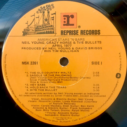 Neil Young - American Stars 'N Bars | Excellent (EX) Near Mint (NM) - FOLK / USED *EXCELLENT+*
