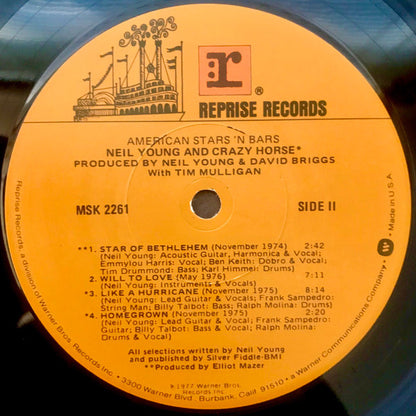 Neil Young - American Stars 'N Bars | Excellent (EX) Near Mint (NM) - FOLK / USED *EXCELLENT+*