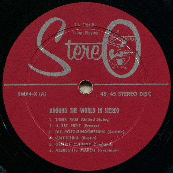 Various - Around The World In Stereo (VINYL) | Excellent+ (EX+) Excellent+ (EX+) - FOLK / USED *EXCELLENT+*