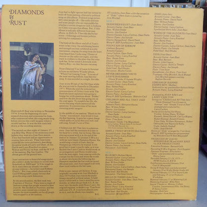 Diamonds & Rust (VINYL) | Excellent+ (EX+) Near Mint (NM or M-) - FOLK / USED *EXCELLENT+*