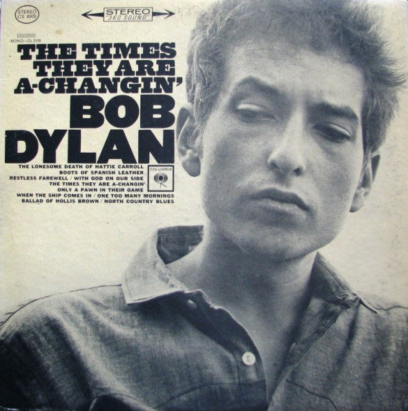 Bob Dylan - The Times They Are A-Changin' (VINYL LP) | Excellent+ (EX+) Very Good Plus (VG+) - FOLK / USED *EXCELLENT+*