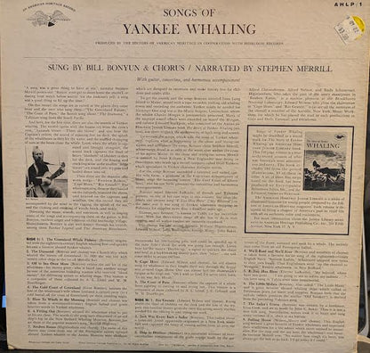 Songs Of Yankee Whaling (VINYL) | Excellent+ (EX+) Excellent (EX) - FOLK / USED *EXCELLENT+*