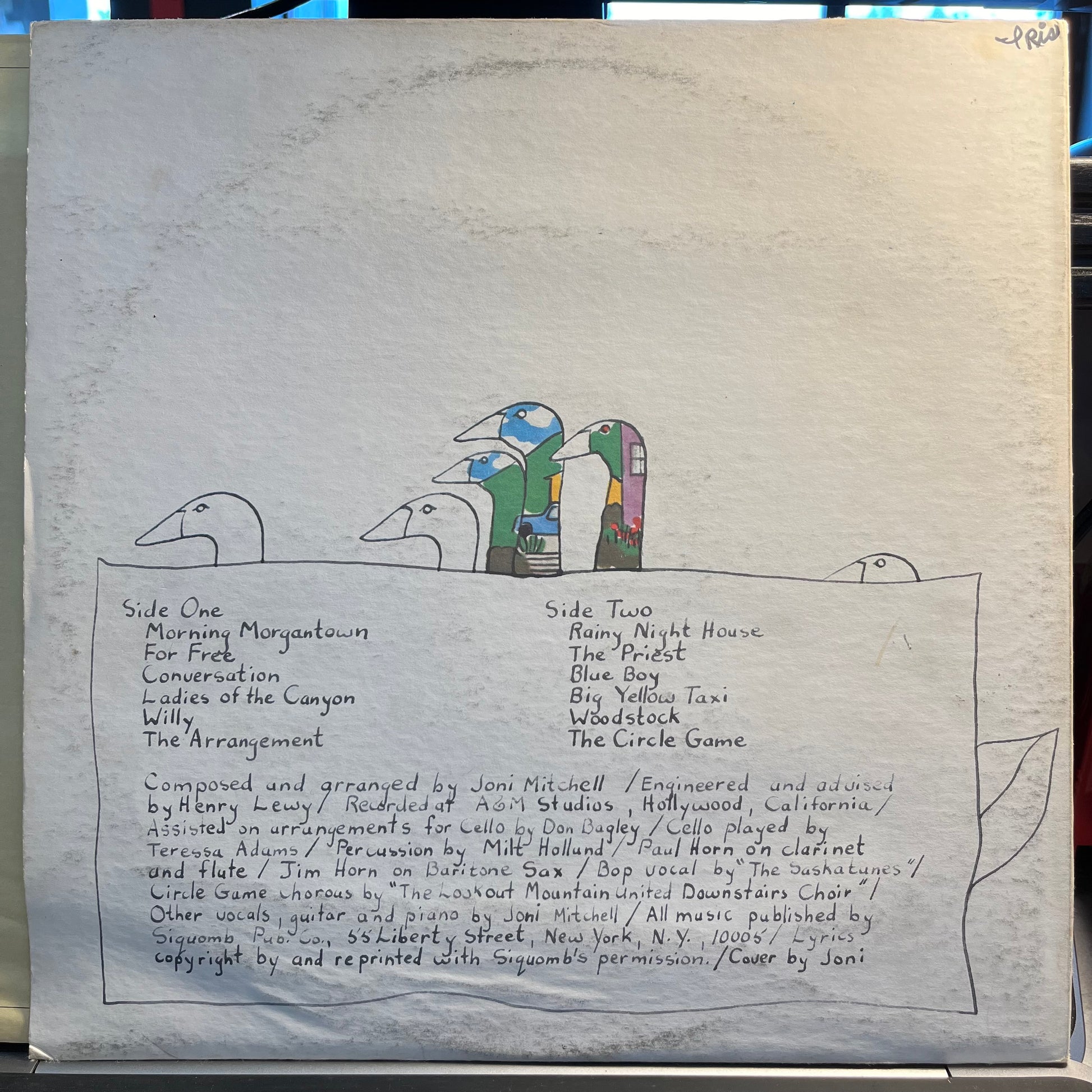 Joni Mitchell - Ladies Of The Canyon *TERRE HAUTE* | Excellent (EX) Very Good (VG) - FOLK / USED *EXCELLENT*
