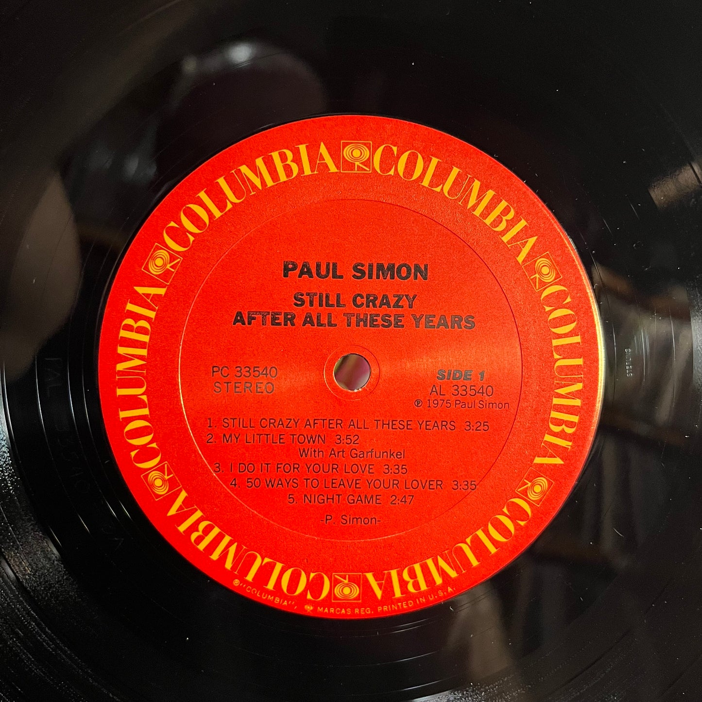 Paul Simon - Still Crazy After All These Years | Excellent (EX) Excellent (EX) - FOLK / USED *EXCELLENT*