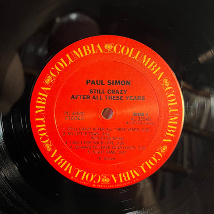 Paul Simon - Still Crazy After All These Years | Excellent (EX) Excellent (EX) - FOLK / USED *EXCELLENT*