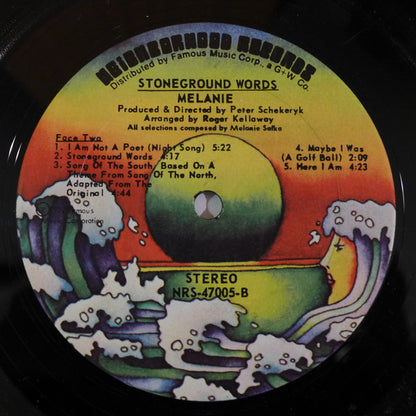 Melanie (2) - Stoneground Words *PRESSWELL* | Excellent (EX) Excellent (EX) - FOLK / USED *EXCELLENT*