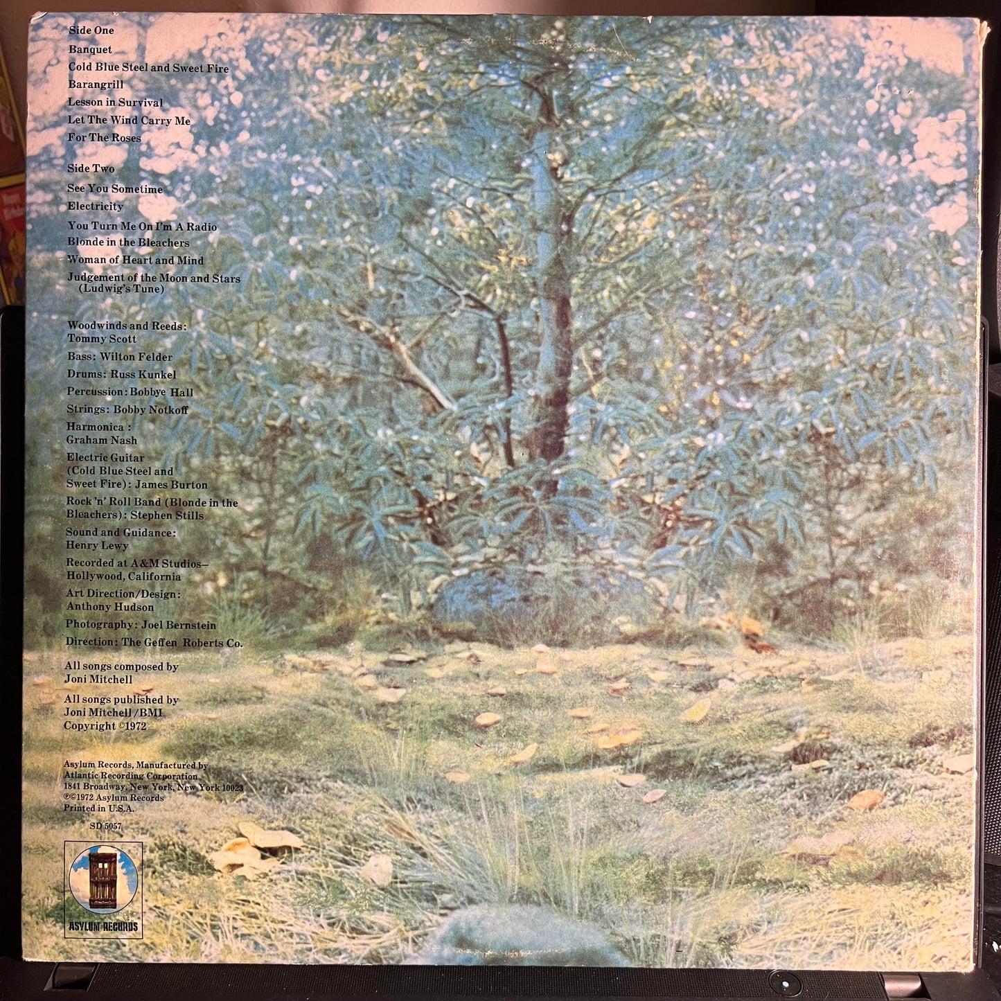 Joni Mitchell - For The Roses *PRESSWELL* | Excellent (EX) Excellent (EX) - FOLK / USED *EXCELLENT*