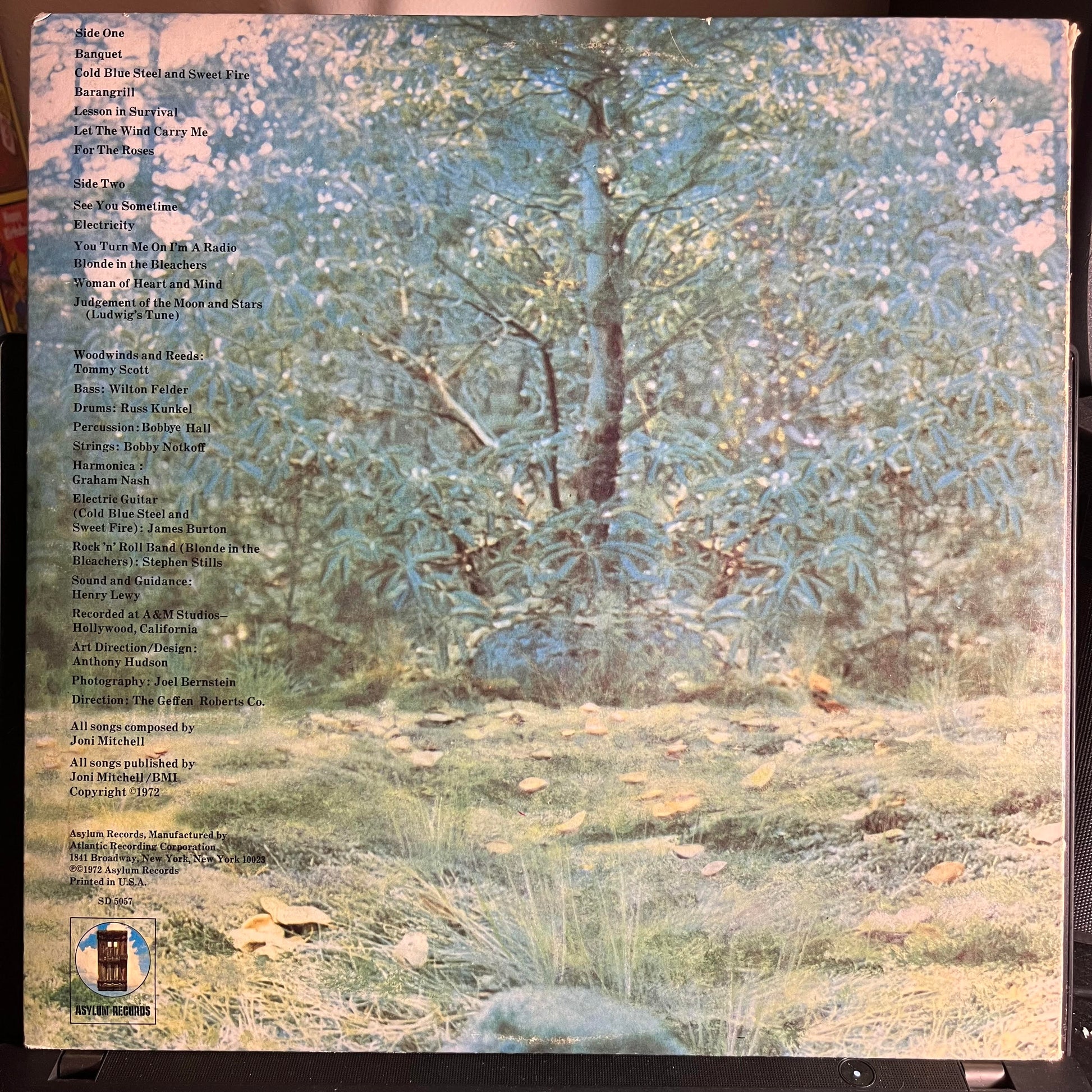 Joni Mitchell - For The Roses *PRESSWELL* | Excellent (EX) Excellent (EX) - FOLK / USED *EXCELLENT*