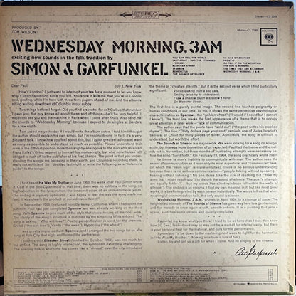 Wednesday Morning, 3 A.M. (VINYL) | Excellent (EX) Very Good (VG) - FOLK / USED *EXCELLENT*