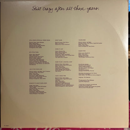 Still Crazy After All These Years | Excellent (EX) Excellent (EX)