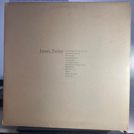 James Taylor (2) - Greatest Hits (VINYL) | Excellent+ (EX+) Excellent (EX) - FOLK / USED *EXCELLENT*