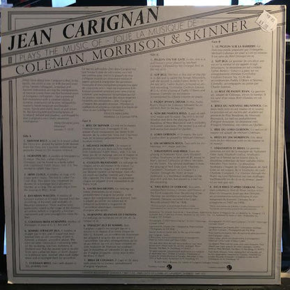 Plays the Music of Coleman, Morrison & Skinner (VINYL) | Excellent (EX) Very Good Plus (VG+) - FOLK / USED *EXCELLENT*