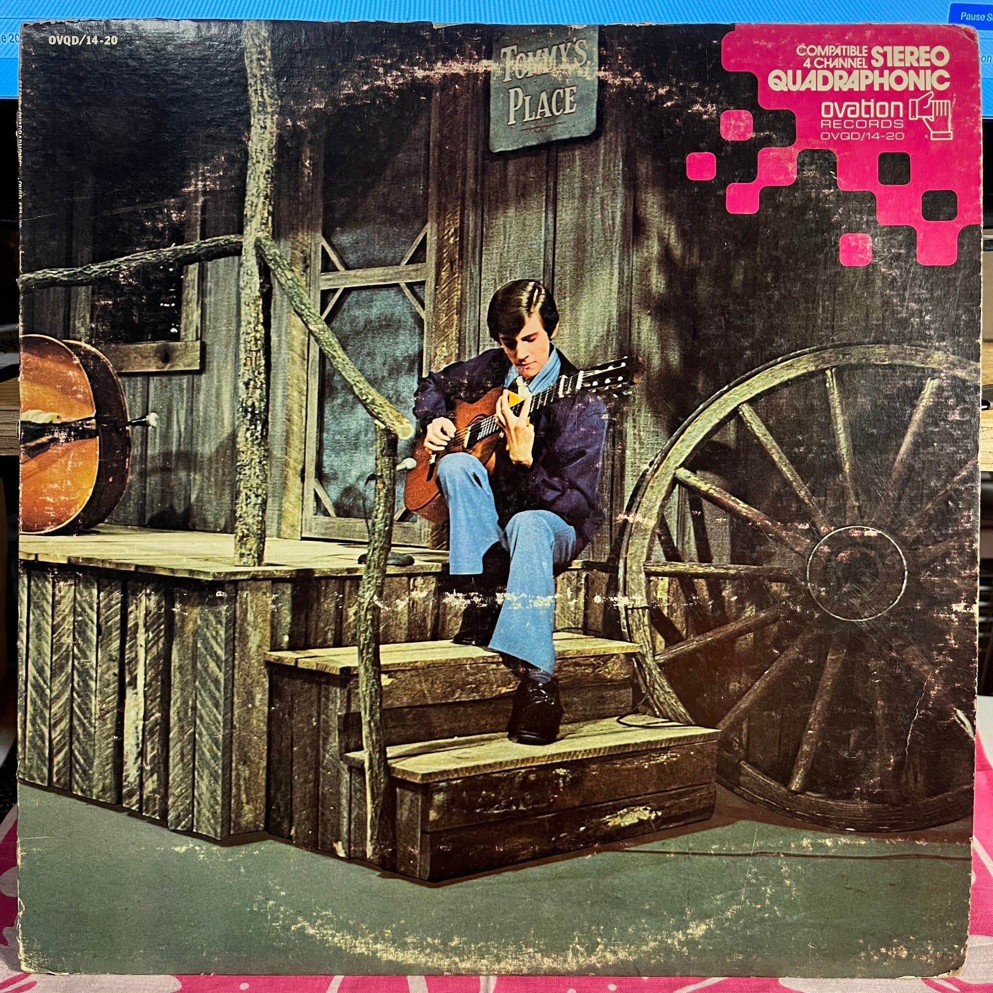 Tommy Jones - Tommy's Place *PROMO/QUAD* | Excellent (EX) Good Plus (G+) - FOLK / USED *EXCELLENT*