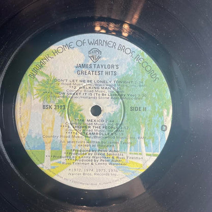 James Taylor (2) - Greatest Hits (VINYL) | Excellent+ (EX+) Excellent (EX) - FOLK / USED *EXCELLENT*