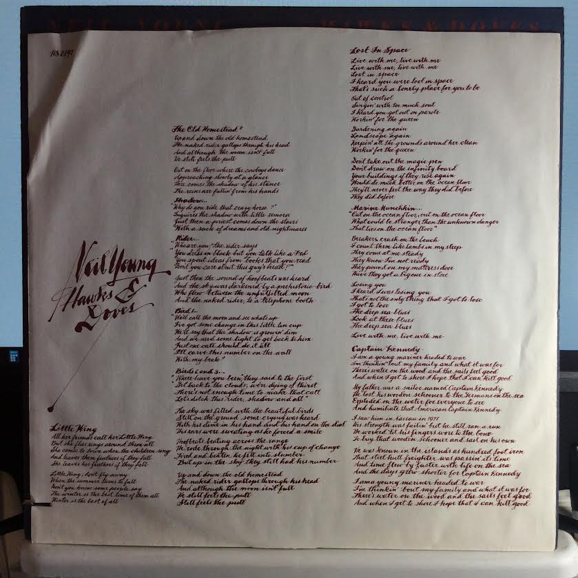 Hawks & Doves (VINYL) | Near Mint- (NM-) Excellent+ (EX+) - FOLK / USED *NEAR MINT-*