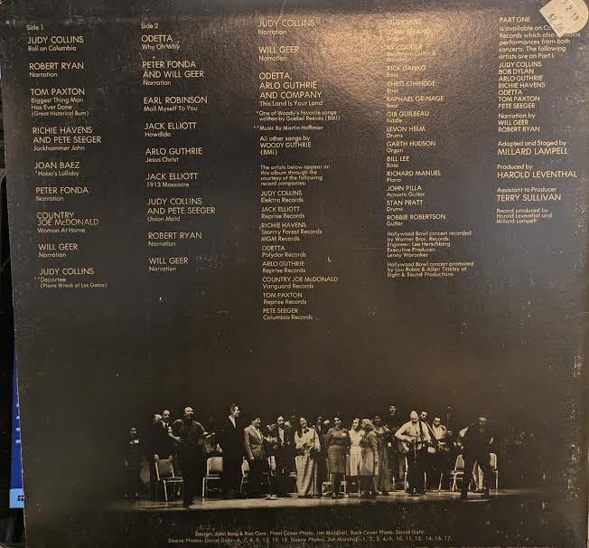 A Tribute To Woody Guthrie Part Two (VINYL) | Near Mint- (NM-) Very Good Plus (VG+) - FOLK / USED *NEAR MINT-*