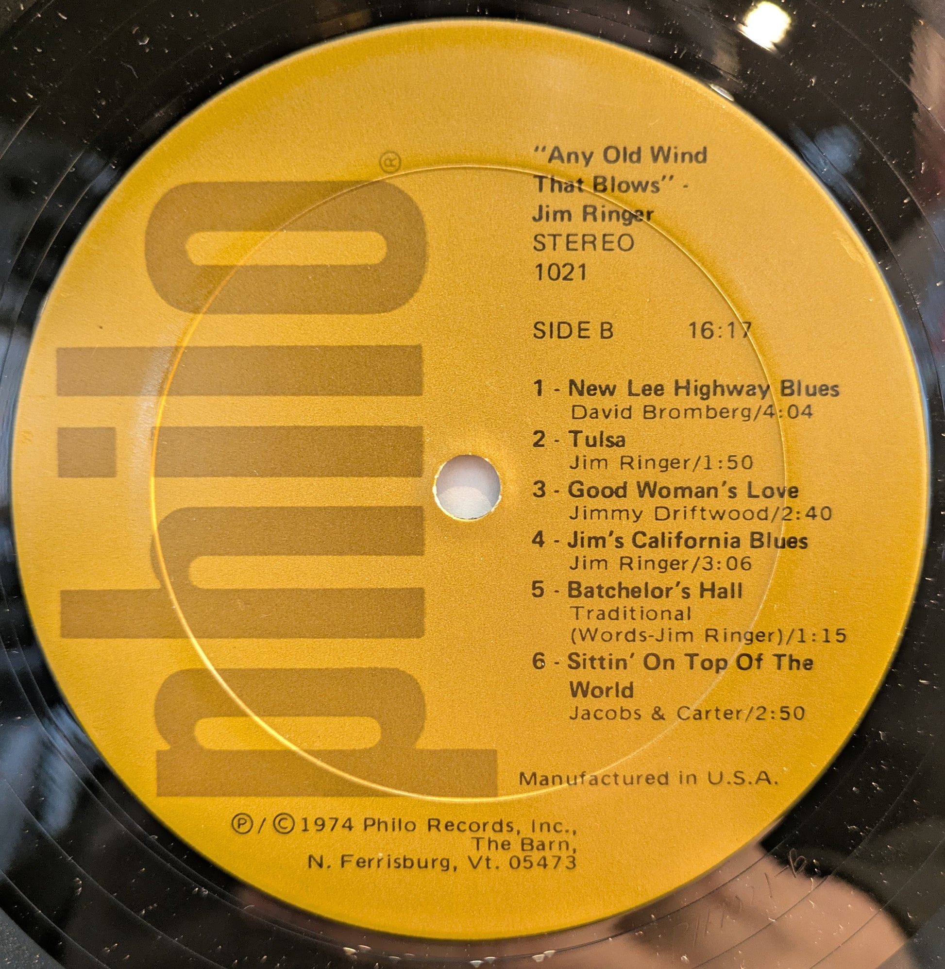 Any Old Wind That Blows (VINYL) | Near Mint (NM) Excellent (EX) - FOLK / USED *NEAR MINT-*