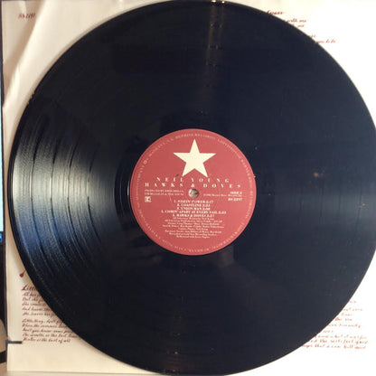 Hawks & Doves (VINYL) | Near Mint- (NM-) Excellent+ (EX+) - FOLK / USED *NEAR MINT-*