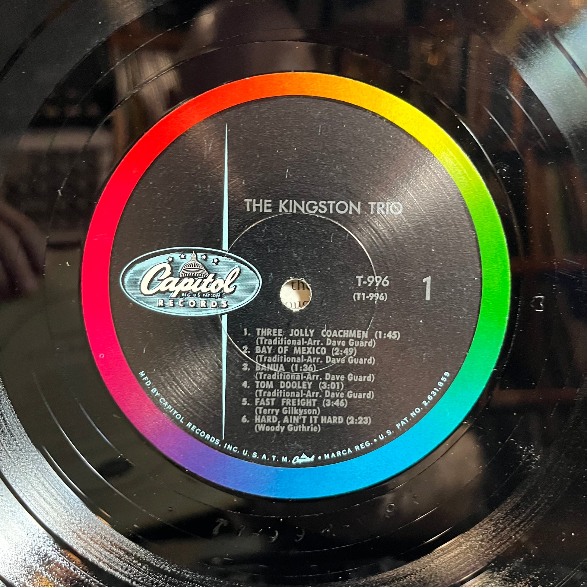 The Kingston Trio (VINYL) | Near Mint- (NM-) Near Mint- (NM-) - FOLK / USED *NEAR MINT-*