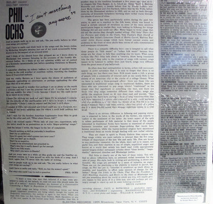 Phil Ochs - I Ain't Marching Anymore (VINYL LP ELEKTRA EKS- 7287 2010) | Near Mint- (NM-) Near Mint (NM) - FOLK / USED *NEAR MINT-*