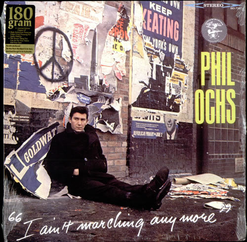 Phil Ochs - I Ain't Marching Anymore (VINYL LP ELEKTRA EKS- 7287 2010) | Near Mint- (NM-) Near Mint (NM) - FOLK / USED *NEAR MINT-*