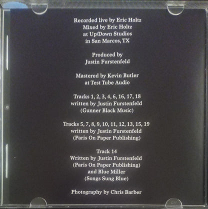 Justin Furstenfeld - Open Book Winter Album | Near Mint (NM) Near Mint (NM) - FOLK / USED *NEAR MINT/CD*
