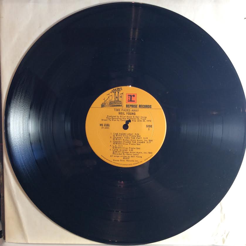 Time Fades Away (VINYL) | Near Mint (NM or M-) Excellent+ (EX+) - FOLK / USED *NEAR MINT*
