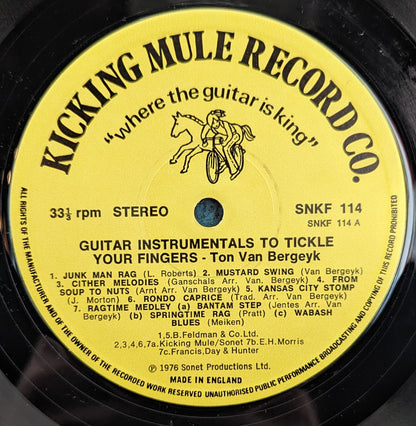 Ton Van Bergeijk - Guitar Instrumentals To Tickle Your Fingers | Near Mint (NM) Near Mint (NM) - FOLK / USED *NEAR MINT*