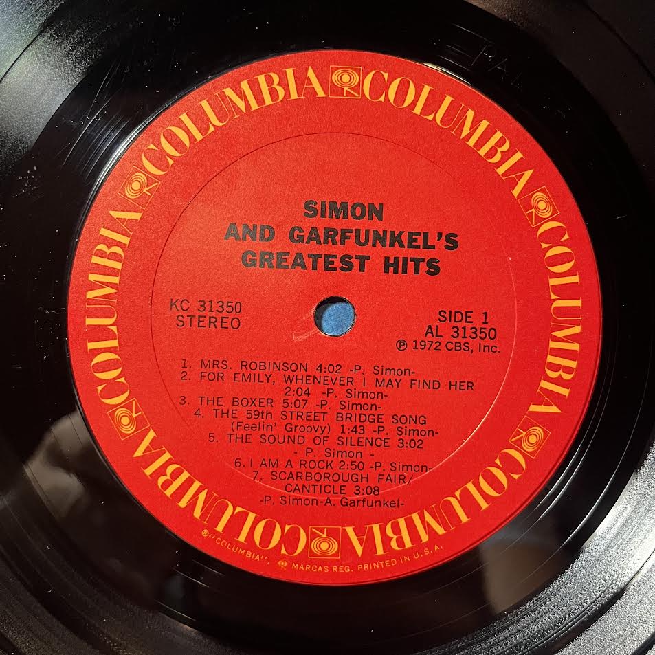 Simon And Garfunkel's Greatest Hits (VINYL) | Near Mint (NM) Near Mint (NM) - FOLK / USED *NEAR MINT*