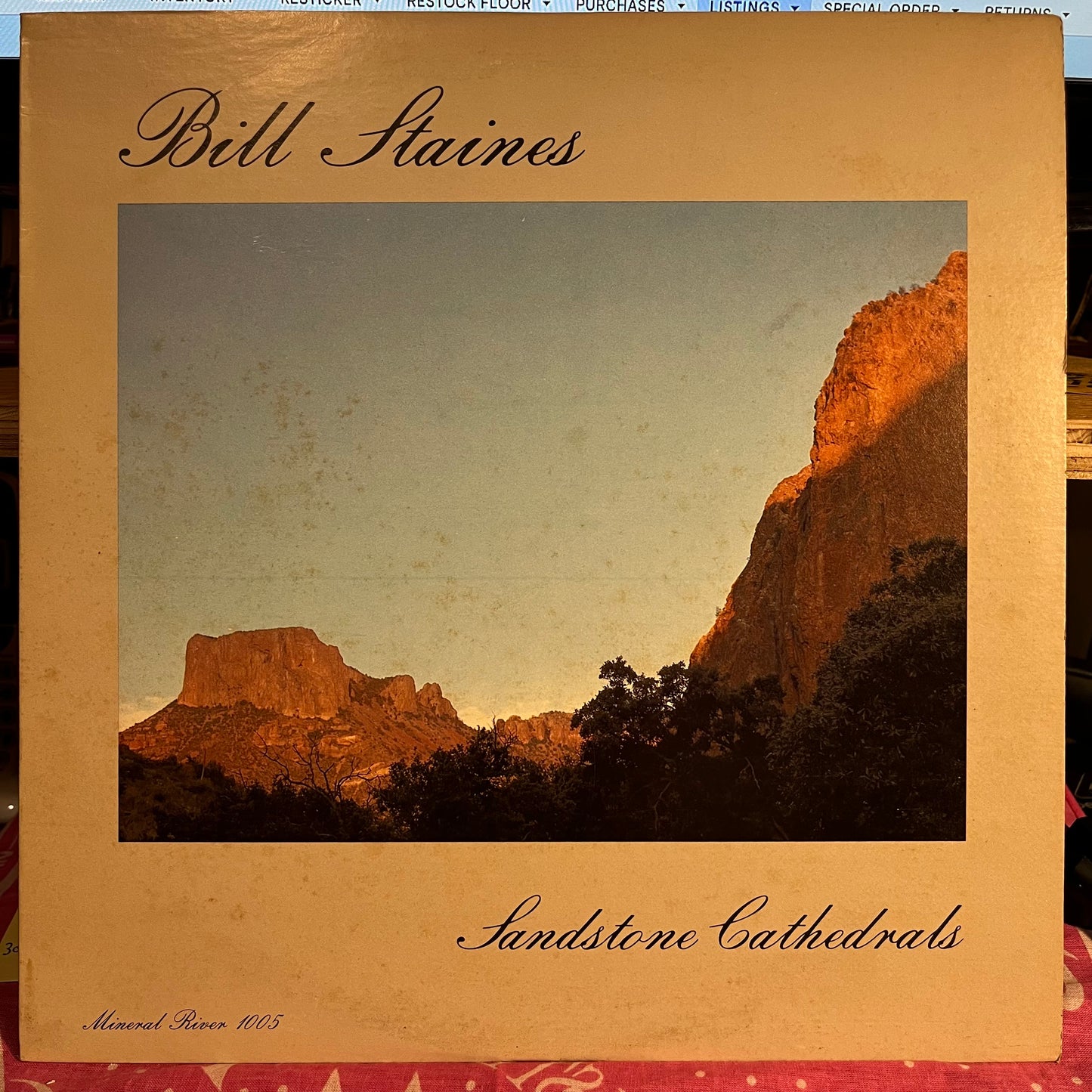Bill Staines - Sandstone Cathedrals | Near Mint (NM) Excellent (EX) - FOLK / USED *NEAR MINT*