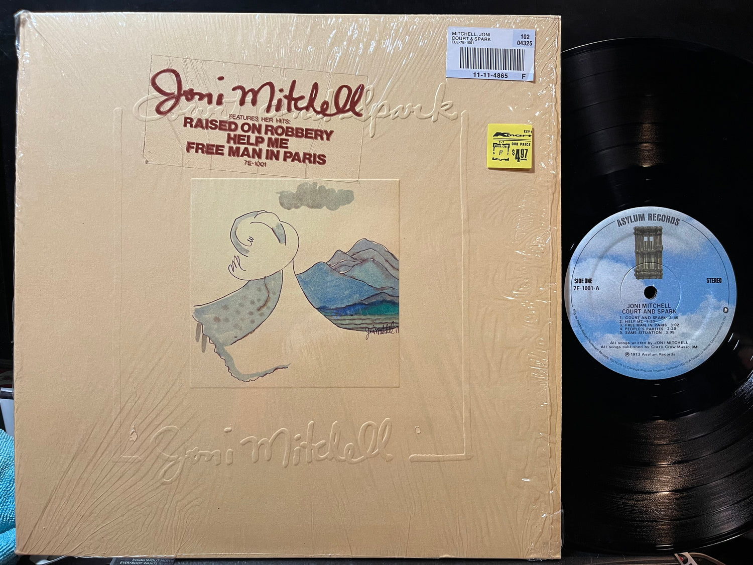 Court And Spark (VINYL) | Near Mint (NM or M-) Near Mint (NM) - FOLK / USED *NEAR MINT*