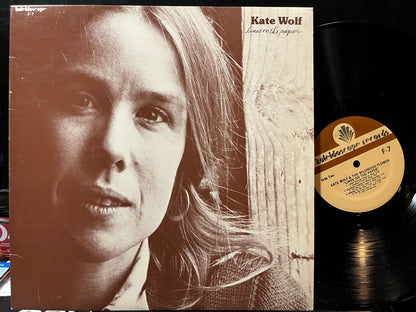 Kate Wolf - Lines On The Paper (VINYL) | Near Mint (NM) Excellent (EX) - FOLK / USED *NEAR MINT*