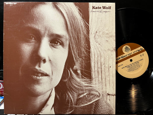 Kate Wolf - Lines On The Paper (VINYL) | Near Mint (NM) Excellent (EX) - FOLK / USED *NEAR MINT*