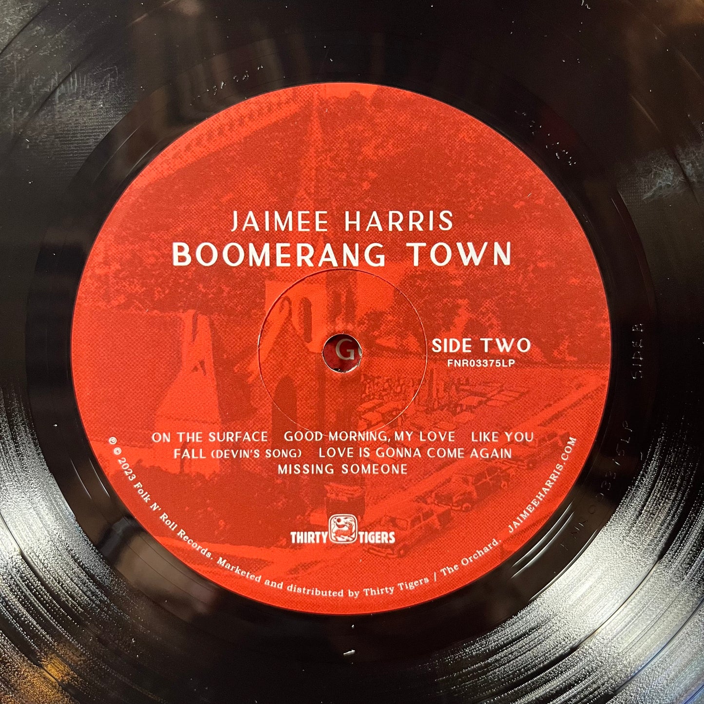 Boomerang Town *SIGNED*(VINYL) | Near Mint (NM) Mint (M) - FOLK / USED *NEAR MINT*