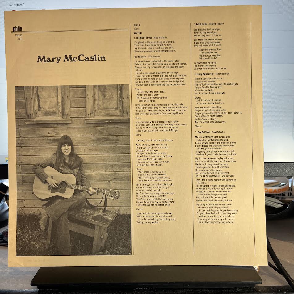 Way Out West (VINYL) | Near Mint (NM or M-) Near Mint (NM) - FOLK / USED * NEAR MINT*