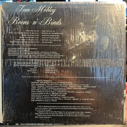 Tom Mobley - Boons n' Binds *SHRINK* | Near Mint (NM) Near Mint (NM) - FOLK / USED *NEAR MINT*