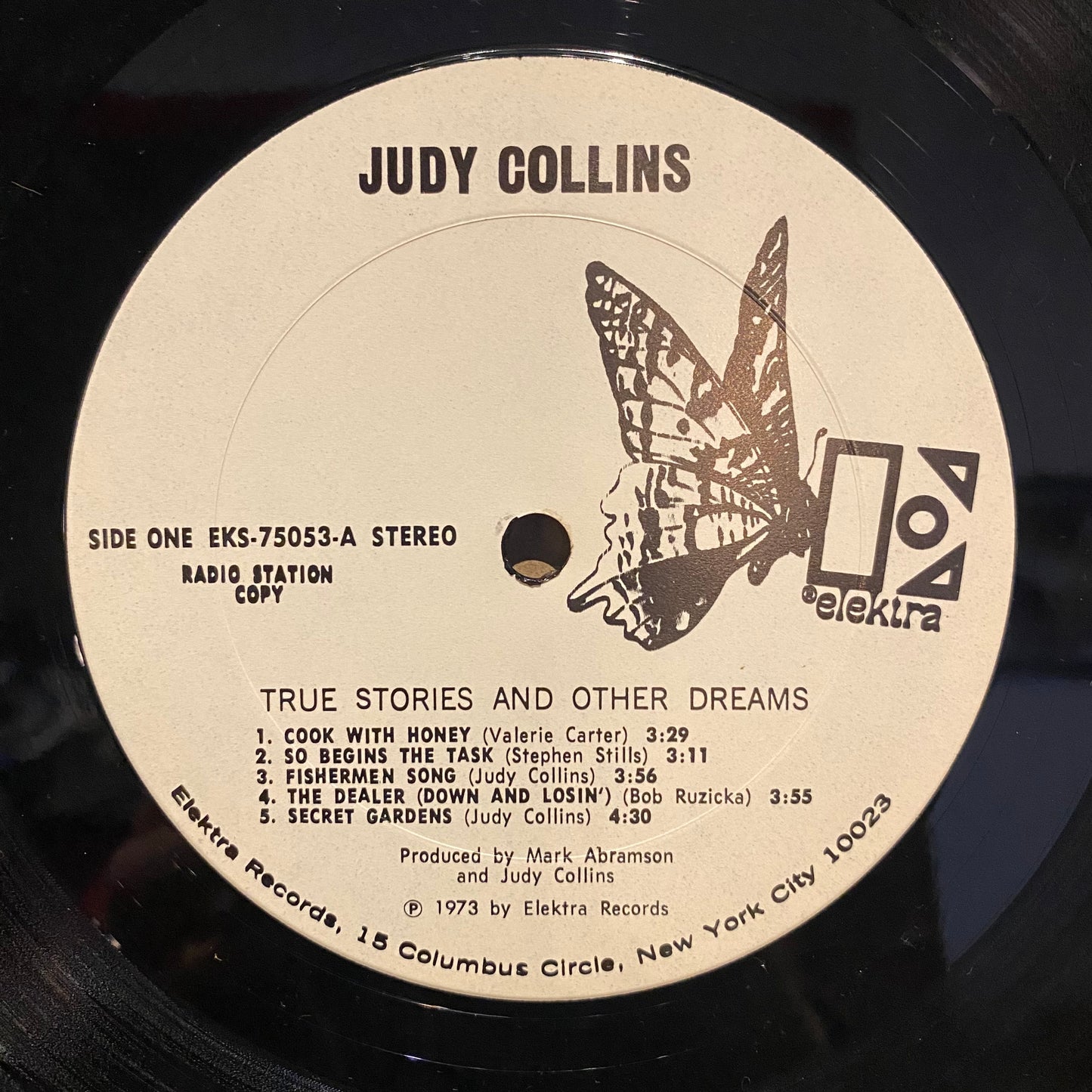 Judy Collins - True Stories *PROMO* | Near Mint (NM) Excellent (EX) - FOLK / USED *NEAR MINT*