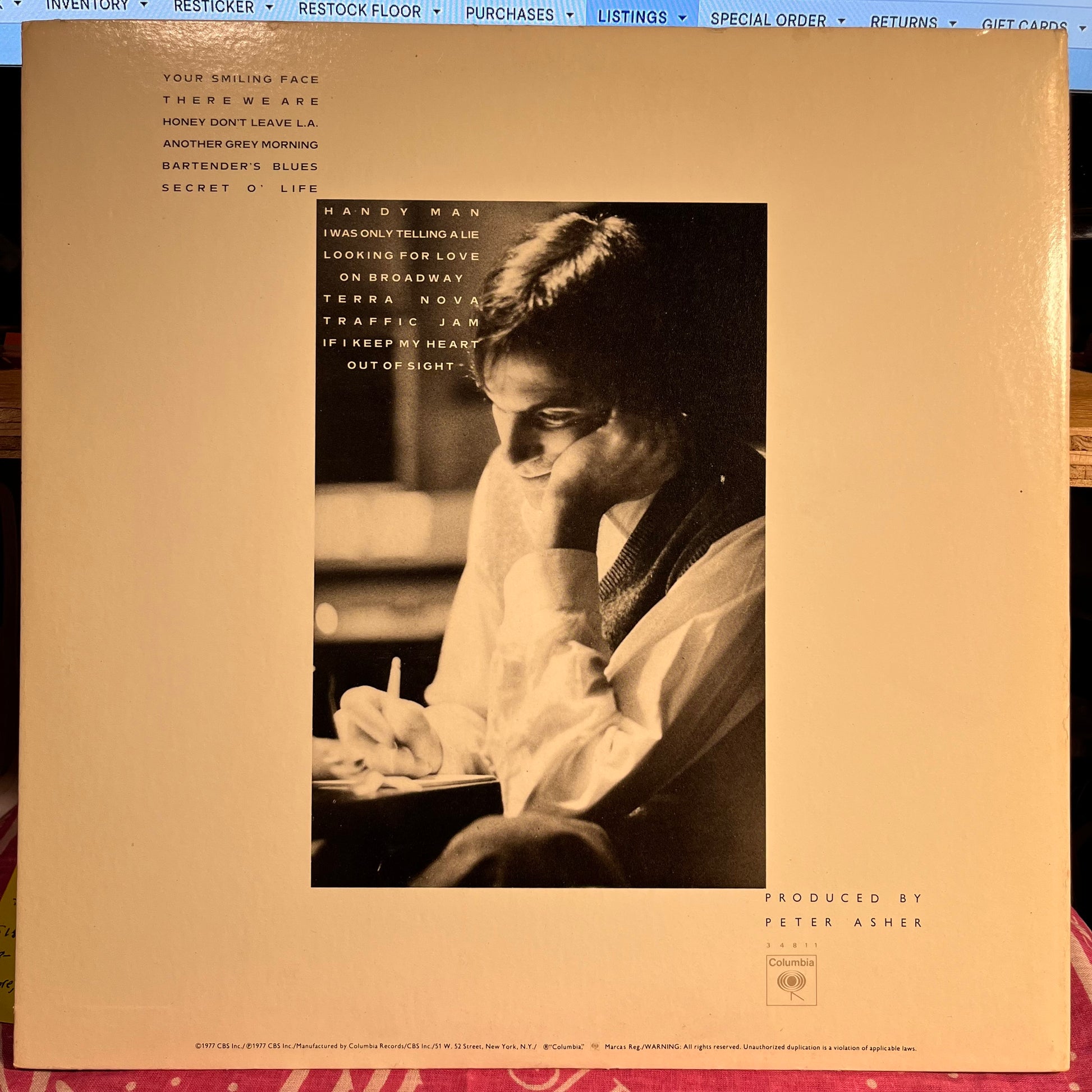 James Taylor (2) - JT *SANTA MARIA* | Near Mint (NM) Near Mint (NM) - FOLK / USED *NEAR MINT*