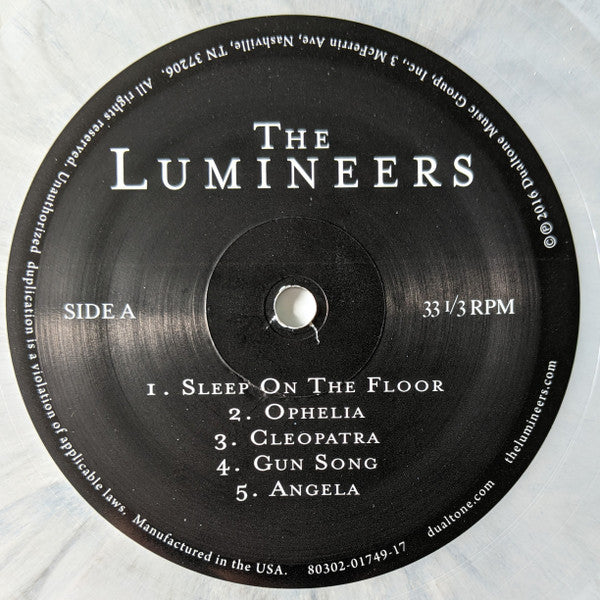 The Lumineers - Cleopatra (BLUE MARBLED VINYL LP DUALTONE 80302-01738-11 2022) | - FOLK / USED *NEAR MINT*