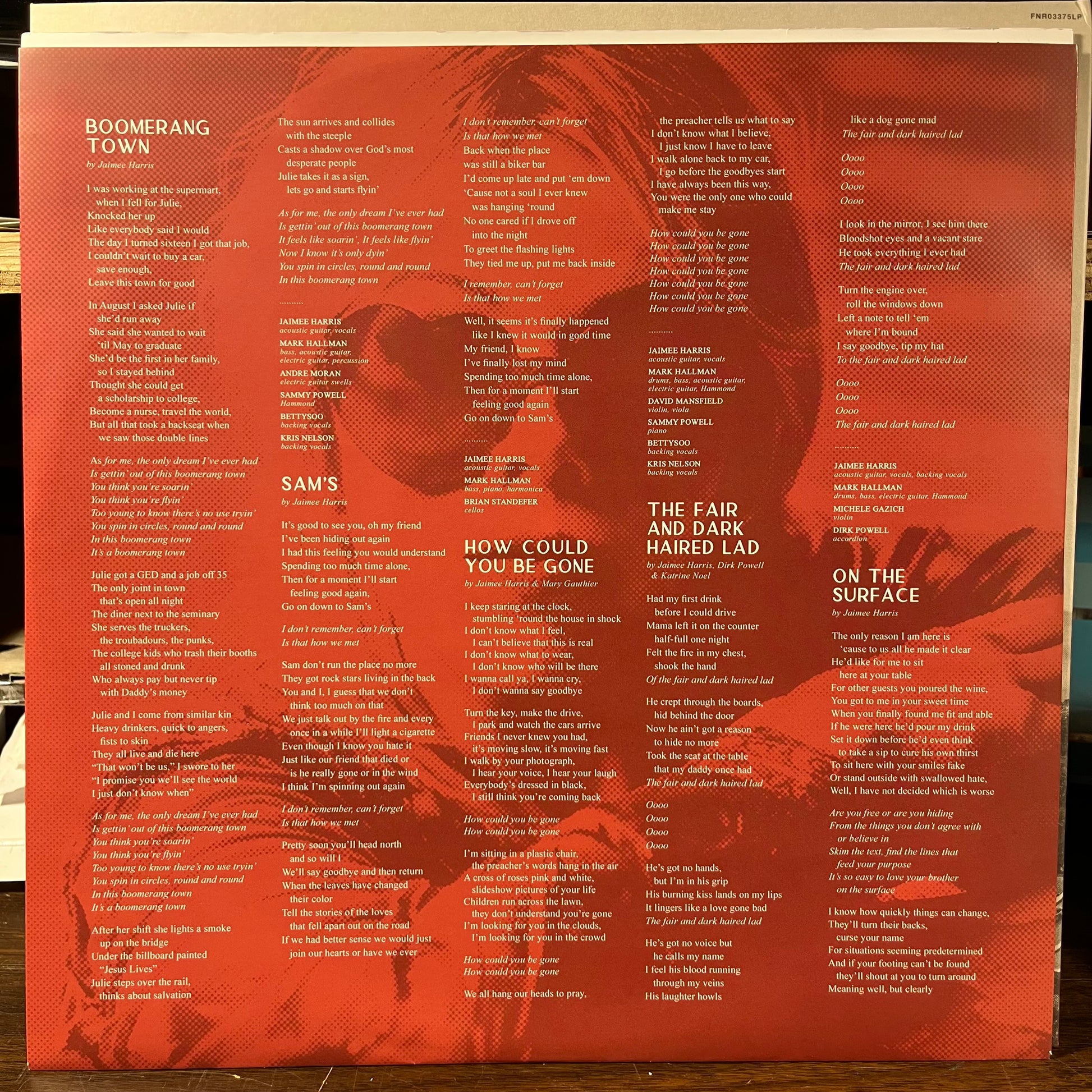 Boomerang Town *SIGNED*(VINYL) | Near Mint (NM) Mint (M) - FOLK / USED *NEAR MINT*